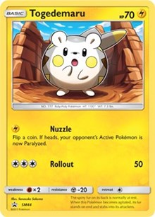 Togedemaru - SM44 - SM Black Star Promo | SM Black Star Promos
