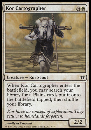 Kor Cartographer | Duel Decks: Venser vs. Koth