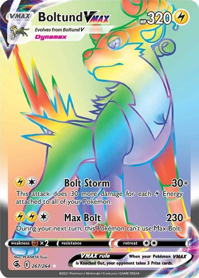 Boltund VMAX - 267/264 - Secret Rare | SWSH - Fusion Strike