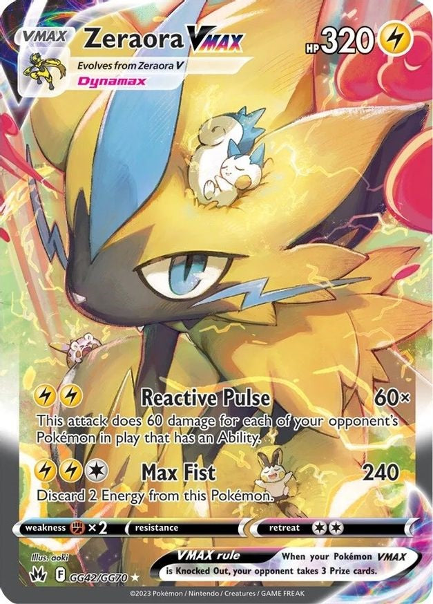 Zeraora VMAX - GG42/GG70 | SWSH - Crown Zenith: GG