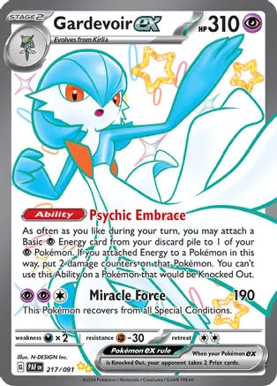 Gardevoir ex - 217/091 - Shiny Ultra Rare | SV - Paldean Fates
