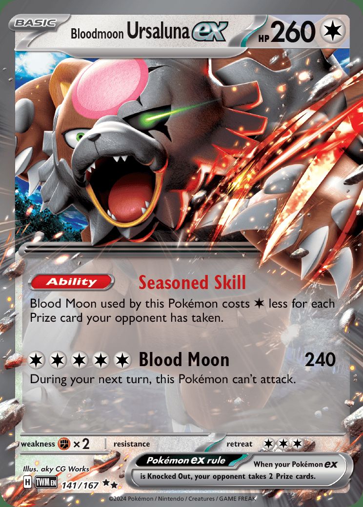 Bloodmoon Ursaluna ex - 141/167 | SV - Twilight Masquerade