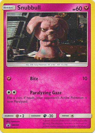 Snubbull - SM200 - SM Black Star Promo | SM Black Star Promos