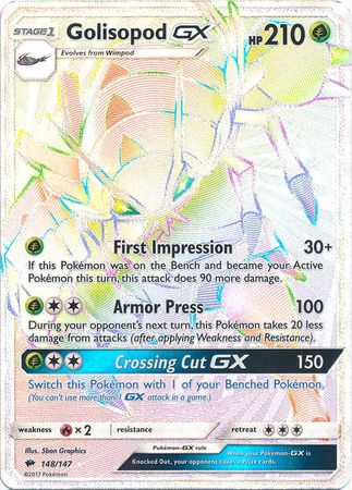 Golisopod GX - 148/147 - Secret Rare | SM -  Burning Shadows