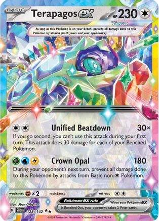 Terapagos ex - 128/142 - Double Rare | SV - Stellar Crown