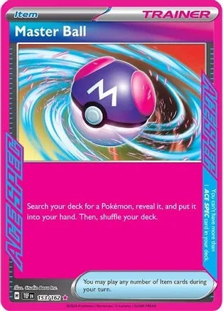 Master Ball - 153/162 - Ace Rare | SV - Temporal Forces
