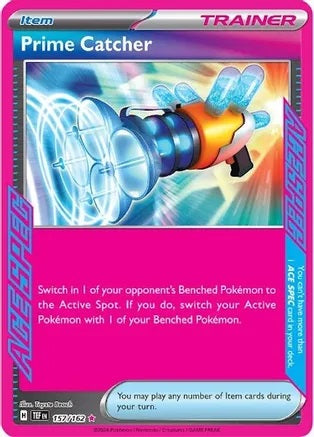 Prime Catcher - 157/162 - Ace Rare | SV - Temporal Forces