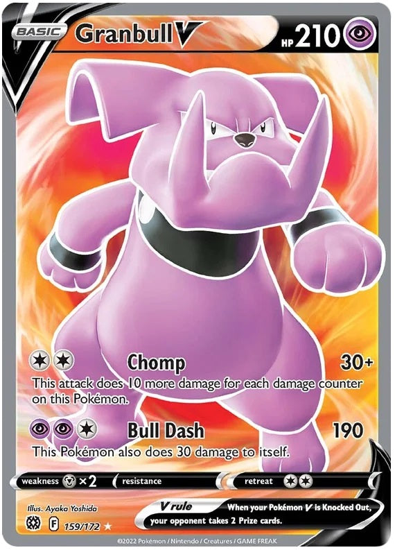 Granbull V - 159/172 - Full Art Ultra Rare | SWSH - Brilliant Star