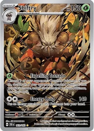 Shiftry - 163/162 - Illustration Rare | SV - Temporal Forces