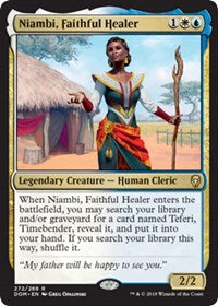 Niambi, Faithful Healer - Planeswalker Deck Exclusive | Dominaria