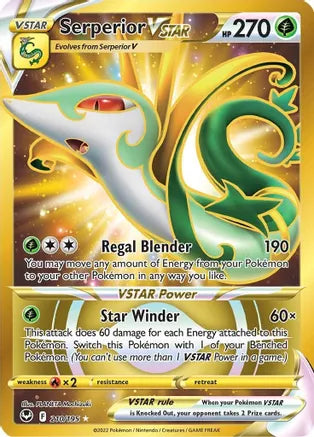Serperior VSTAR - 210/195 - Secret Rare | SWSH - Silver Tempest