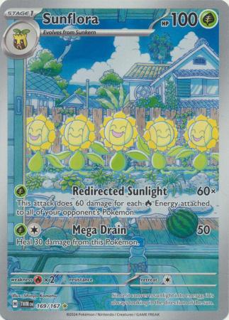 Sunflora - 169/167 - Illustration Rare | SV - Twilight Masquerade
