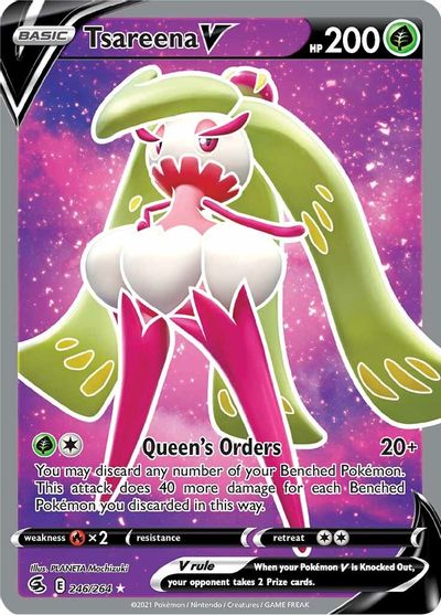 Tsareena V - 246/264 - Full Art Ultra Rare | SWSH - Fusion Strike