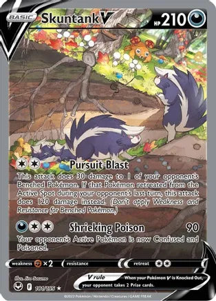Skuntank V (Alternate Full Art) - 181/195 | SWSH - Silver Tempest