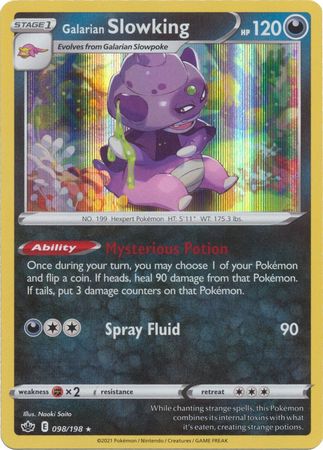 Galarian Slowking - 098/198 - Holo Rare | SWSH - Chilling Reign