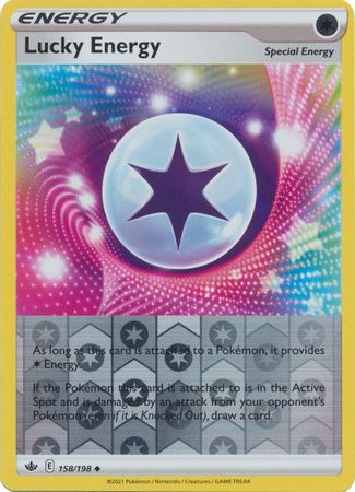 Lucky Energy - 158/198 - Reverse Holo | SWSH - Chilling Reign