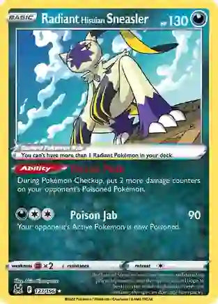Radiant Hisuian Sneasler - 123/196 - Ultra Rare | SWSH - Lost Origin