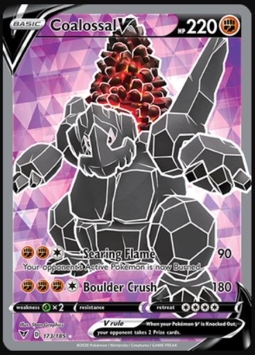 Coalossal V - 173/185 - Full Art Ultra Rare | SWSH - Vivid Voltage