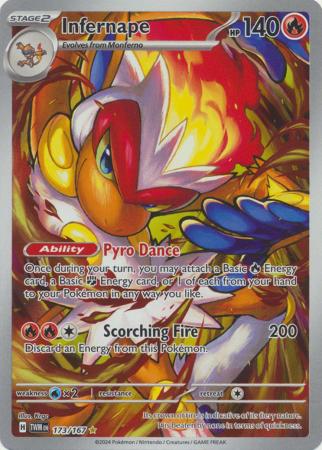 Infernape - 173/167 - Illustration Rare | SV - Twilight Masquerade