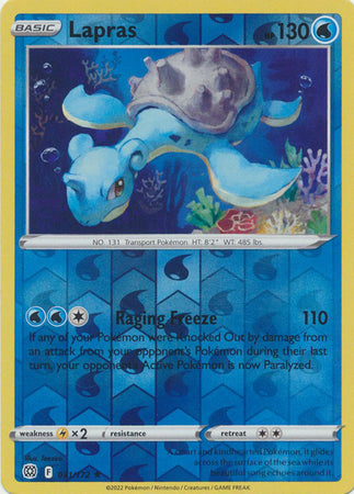 Lapras - 031/172 - Rare - Reverse Holo | SWSH - Brilliant Star