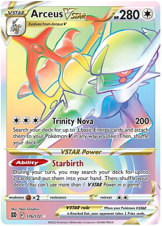 Arceus VSTAR - 176/172 - Secret Rare | SWSH - Brilliant Star