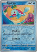 Squirtle - 007/165 - Common - Reverse Holo | SV - 151