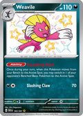 Weavile - 183/091 - Shiny Rare | SV - Paldean Fates