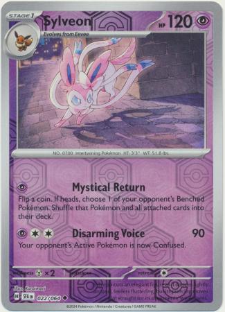 Sylveon - 022/064 - Uncommon - Reverse Holo | SV - Shrouded Fable