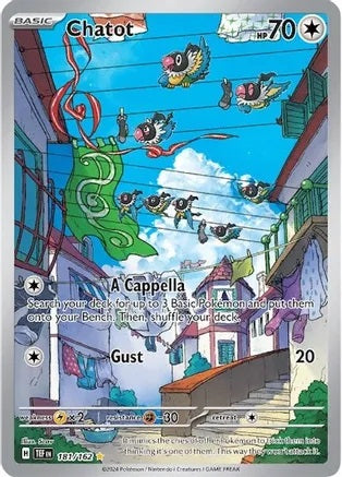 Chatot - 181/162 - Illustration Rare | SV - Temporal Forces
