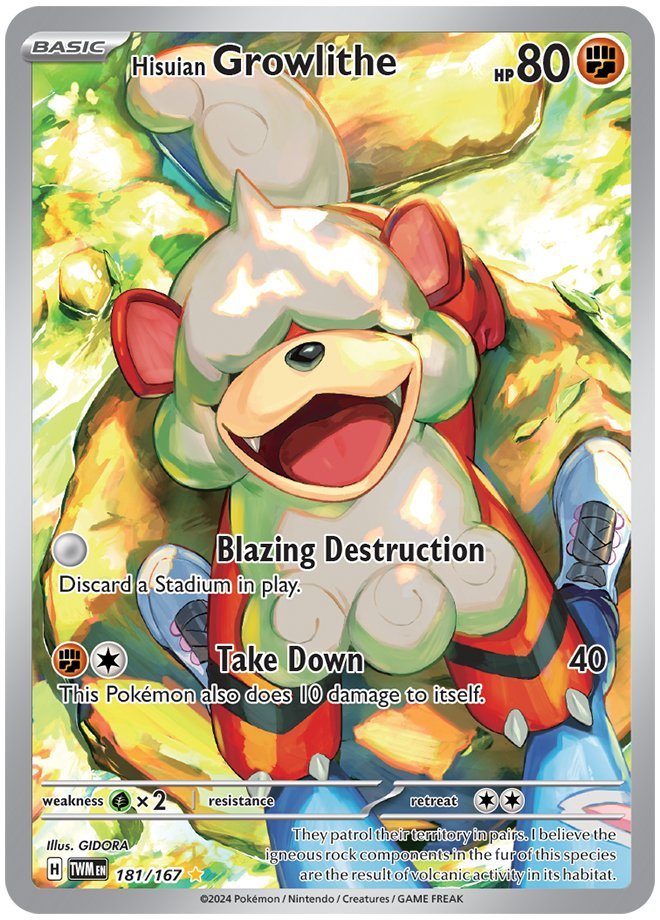 Hisuian Growlithe - 181/167 | SV - Twilight Masquerade