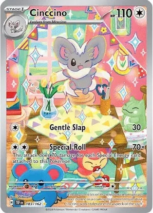 Cinccino - 183/162 - Illustration Rare | SV - Temporal Forces