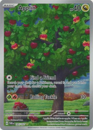 Applin - 185/167 - Illustration Rare | SV - Twilight Masquerade