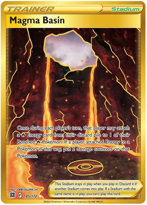 Magma Basin - 185/172 - Secret Rare | SWSH - Brilliant Star