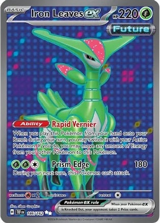 Iron Leaves ex - 186/162 - Ultra Rare | SV - Temporal Forces
