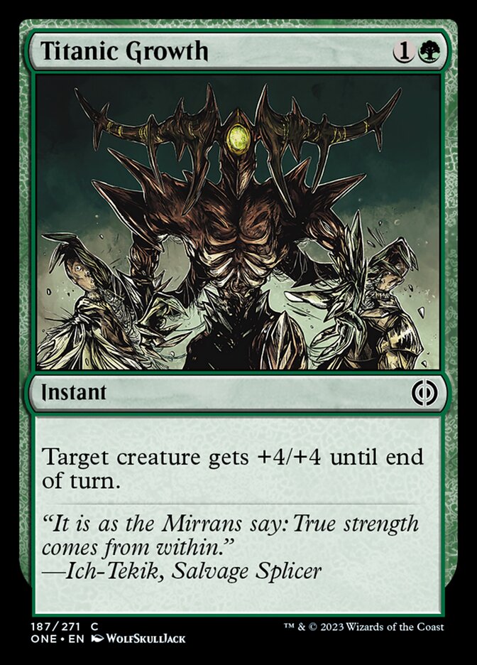 Titanic Growth | Phyrexia: All Will Be One