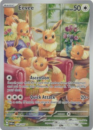 Eevee - 188/167 - Illustration Rare | SV - Twilight Masquerade