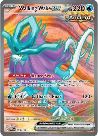 Walking Wake ex - 189/162 - Ultra Rare | SV - Temporal Forces
