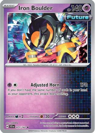 Iron Boulder - 071/142 - Holo Rare | SV - Stellar Crown