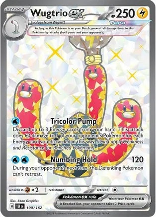 Wugtrio ex - 190/162 - Ultra Rare | SV - Temporal Forces