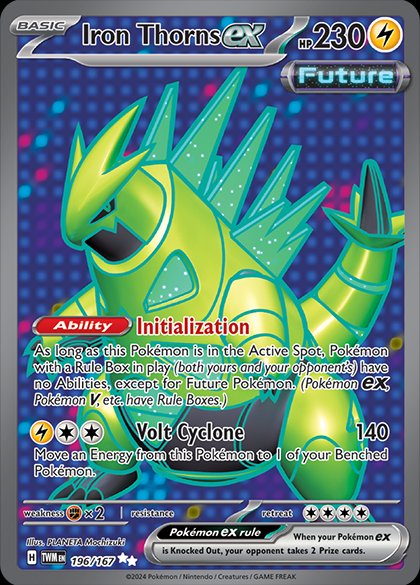 Iron Thorns ex - 196/167 - Ultra Rare | SV - Twilight Masquerade