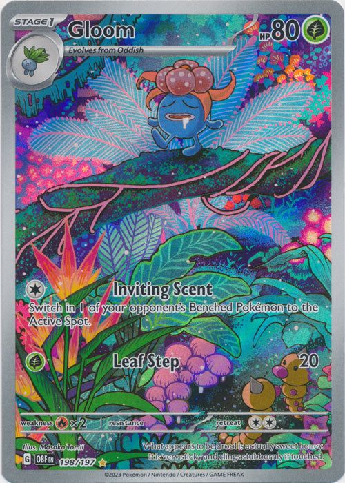 Gloom - 198/197 - Illustration Rare | SV - Obsidian Flames