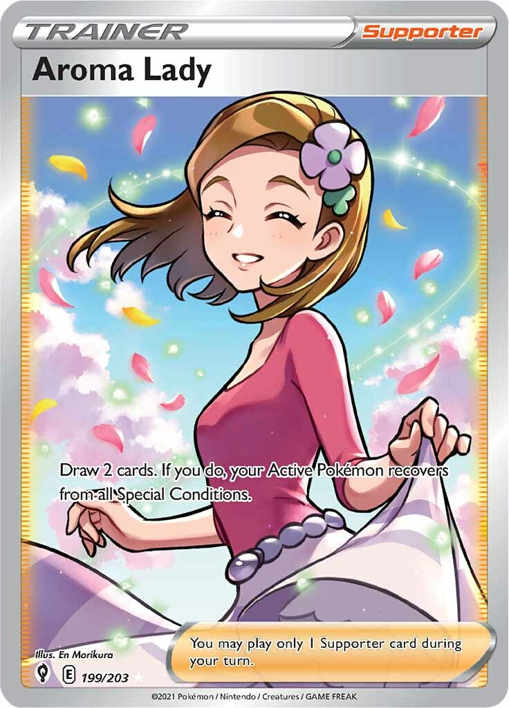 Aroma Lady - 199/203 - Full Art Ultra Rare | SWSH - Evolving Skies