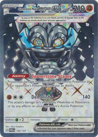 Cornerstone Mask Ogerpon ex - 199/167 | SV - Twilight Masquerade