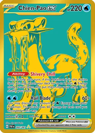Chien-Pao ex - 242/091 - Hyper Rare | SV - Paldean Fates