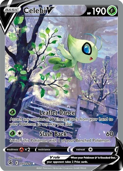 Celebi V - 245/264 - Full Art Ultra Rare | SWSH - Fusion Strike