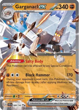 Garganacl ex - 089/142 - Double Rare | SV - Stellar Crown
