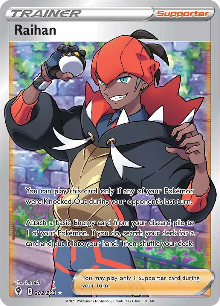 Raihan - 202/203 - Full Art Ultra Rare | SWSH - Evolving Skies
