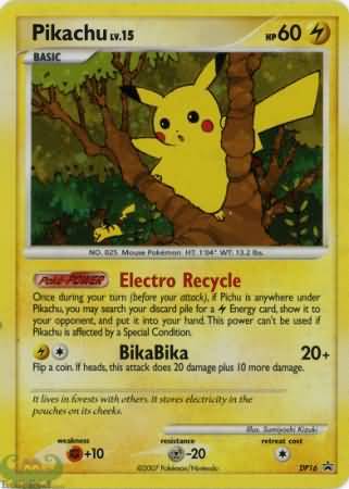 Pikachu - DP16 - Diamond and Pearl Promos | D&P Promos