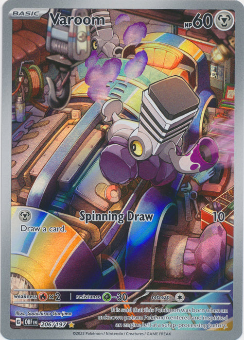 Varoom - 206/197 - Illustration Rare | SV - Obsidian Flames