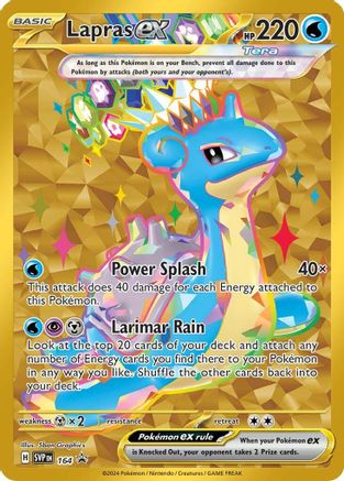 Lapras ex - SVP164 - SVP Black Star Promos | SVP Black Star Promos